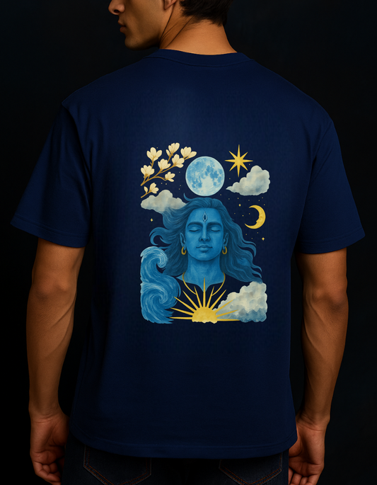 Cosmic Shiva Oversized T-Shirt
